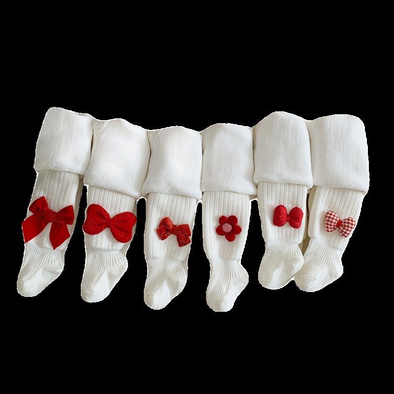 女童打底裤加绒加厚外穿洋气婴幼儿连裤袜女宝宝一体保暖圣诞袜子,童装/婴儿装/亲子装,儿童袜子(0-16岁),淘宝优惠券,粉丝福利购,淘宝优惠卷