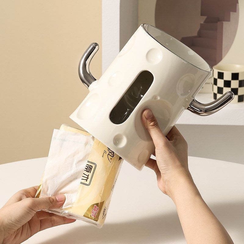 创意纸巾收纳盒客厅茶几高档桌面餐桌摆件果盘玄关钥匙收纳装饰品,家居饰品,装饰纸巾盒,淘宝优惠券,粉丝福利购,淘宝优惠卷