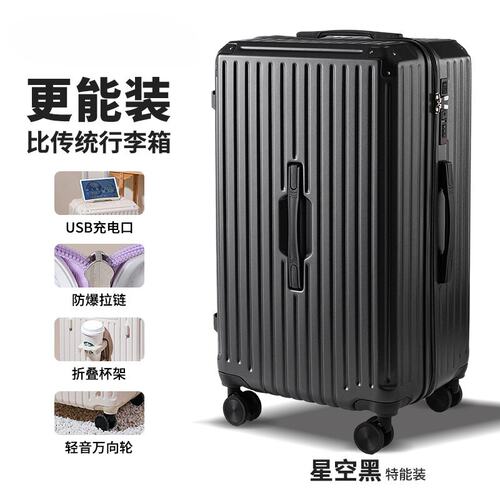 2026新款大容量学生拉杆密码结实耐用皮箱子行李箱旅行箱