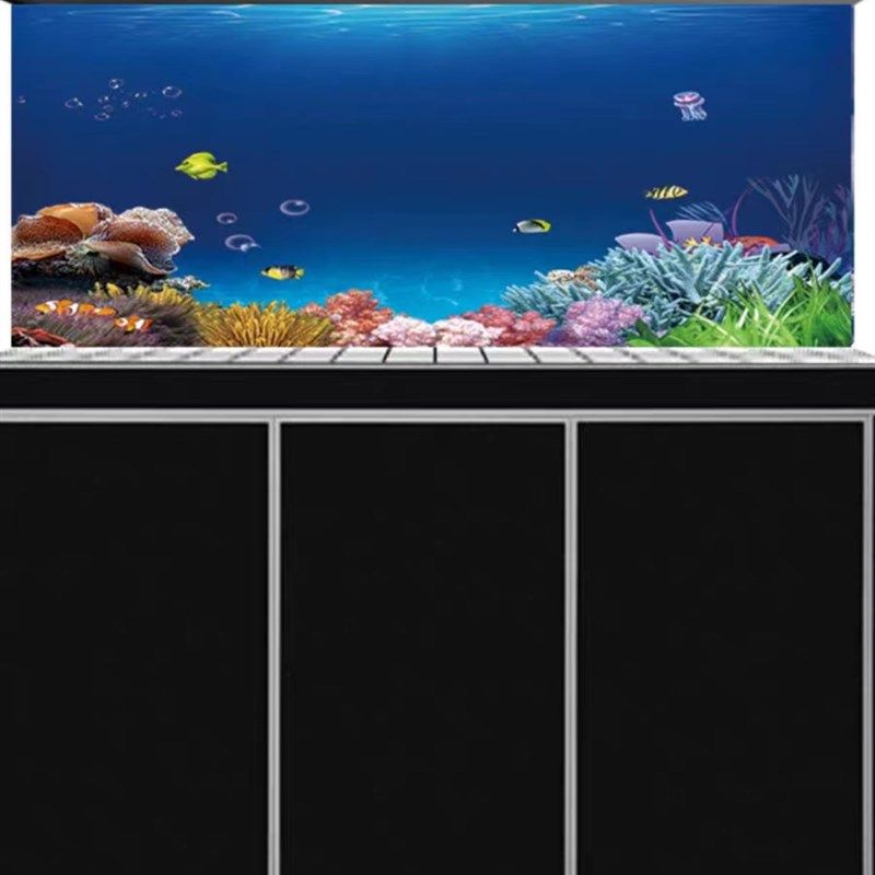 鱼缸背景纸画高清图3d立体壁纸海底世界海洋世界鱼缸背景,宠物/宠物食品及用品,底柜/落地缸,淘宝优惠券,粉丝福利购,淘宝优惠卷