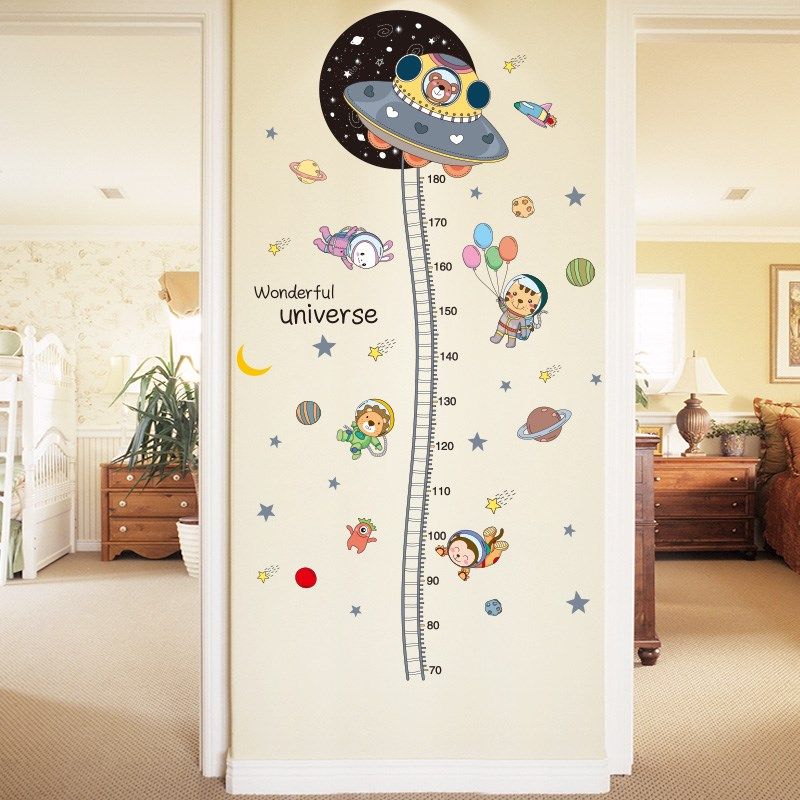 房间墙面装饰测量儿童身高贴纸可移除墙壁贴画宝宝量身高尺墙贴画,家居饰品,身高贴,淘宝优惠券,粉丝福利购,淘宝优惠卷