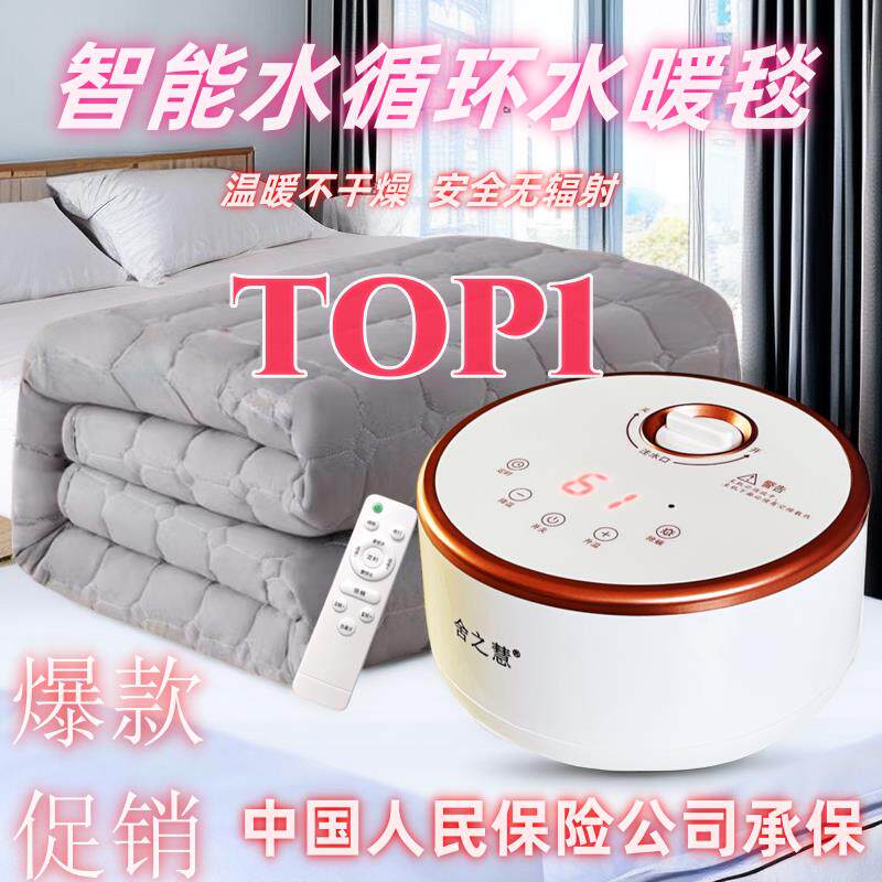 水暖毯电热智能遥控主机调温电褥子单双人白色水循环炕注水加热毯图片