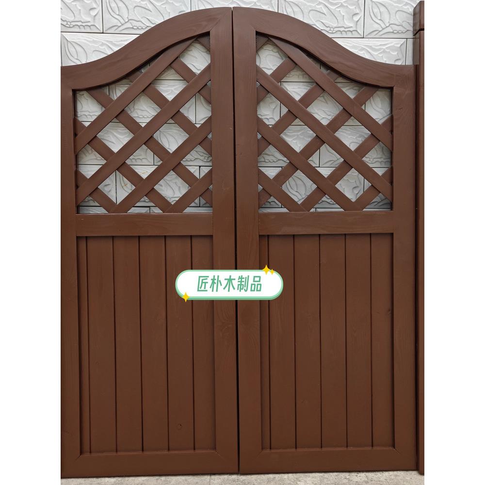 防腐木门庭院木栅栏门花园门小门栅栏门半腰门室内庭院门入口门