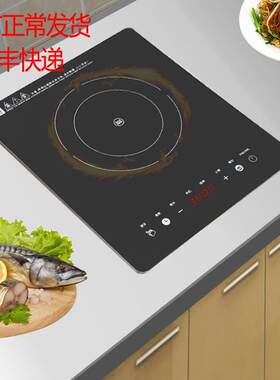 鼎润大功率电磁炉3000W嵌入式单口炉家用爆炒大火力280*330气电灶
