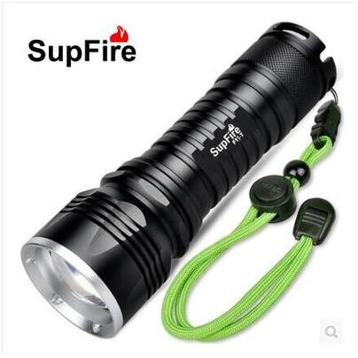 神火F11-T强光手电筒多功能USB充电器26650变焦家用超亮LED远射王