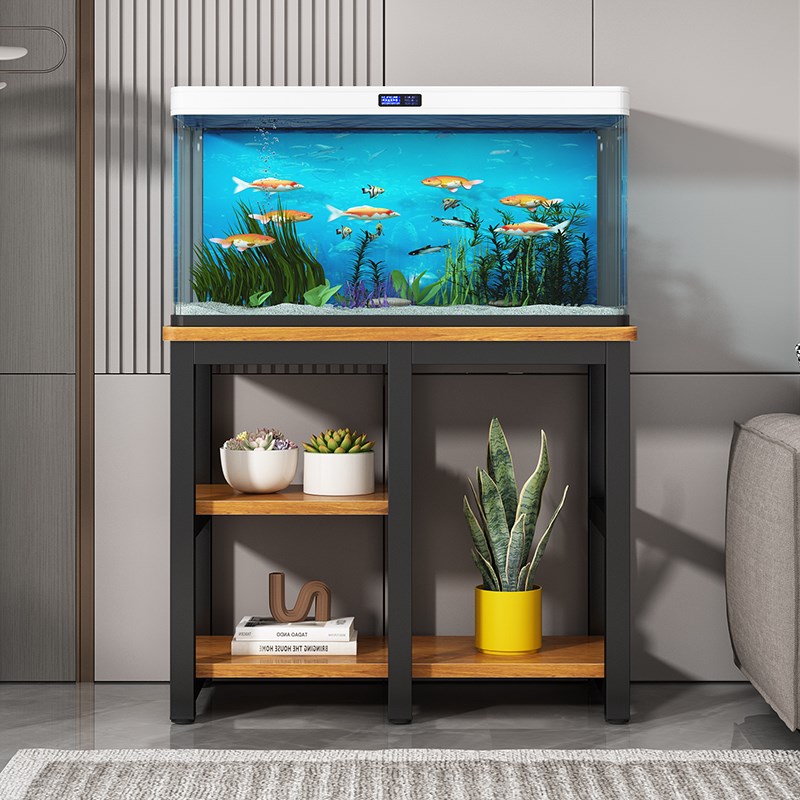 鱼缸架金属专用承重底座多层家用客厅乌龟水族箱铁艺托架置物桌子