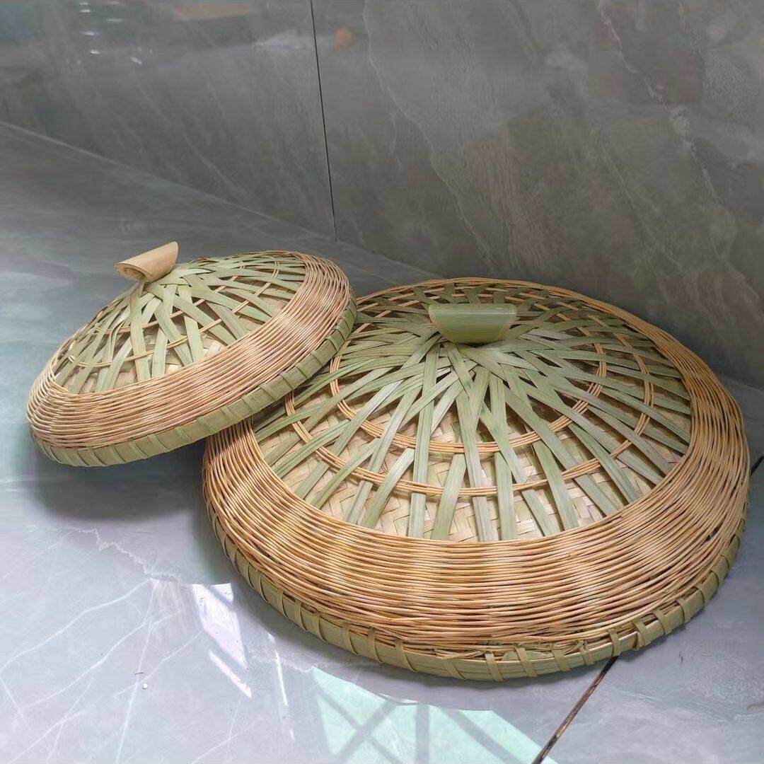 竹制品竹编蒸饭竹筐木桶馒头编织鸡蛋簸箕手工收纳竹篮洗菜家用盖