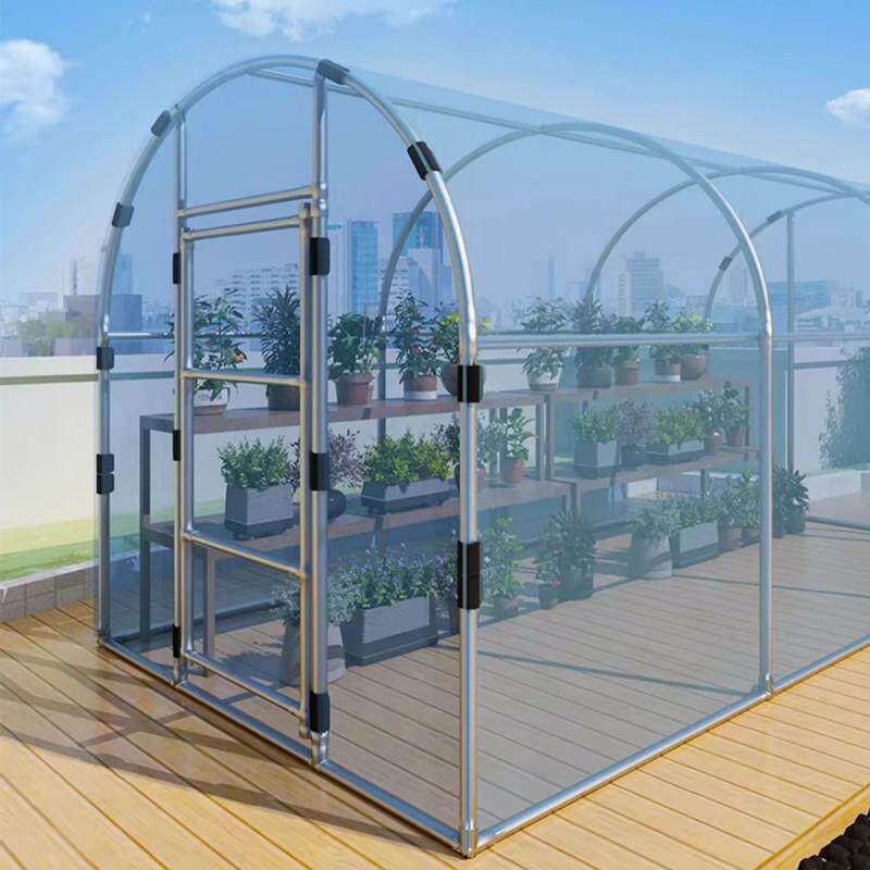 温室保温棚暖棚家用庭院大棚阳光房花房防雨防冻骨架植物花棚暖房