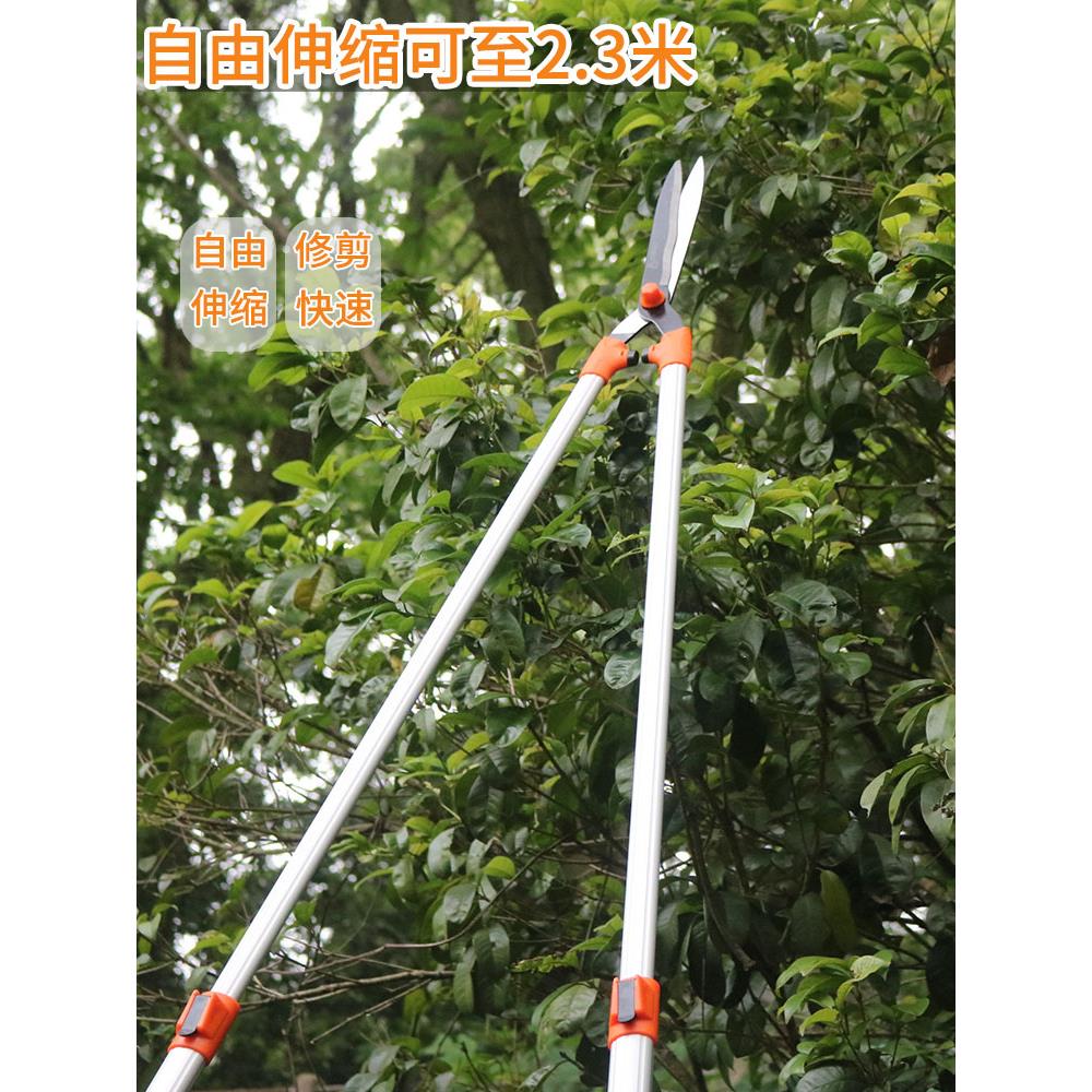 进口高空剪树枝专用剪高枝剪可伸缩长柄修枝剪加长园艺剪枝桂花剪