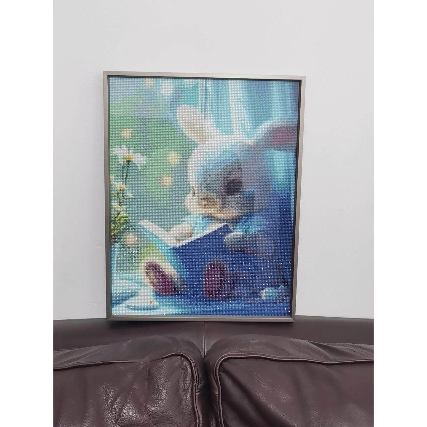 定制相框印刷相框安装十字绣外框安装钻石相框地图边框与玻璃