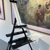 油画 国画 与大师在一起6188三挂盘画架套装 适用于水彩