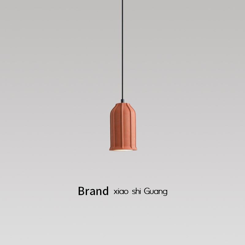 微水泥工业水泥侘寂风橘色餐厅吧台装饰设计师小吊灯卧室床头灯,家装灯饰光源,餐厅吊灯,淘宝优惠券,粉丝福利购,淘宝优惠卷