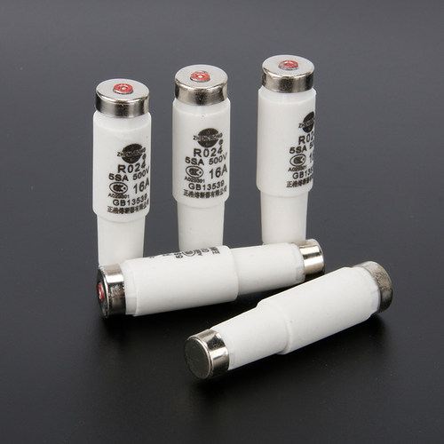 正浩R024 5SA陶瓷螺旋式熔断器熔芯RO24保险丝管 2A~32A 500V正熔