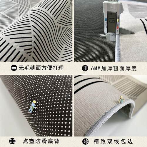 轻奢入户门地垫进门脚垫高端玄关门垫家用厕所门口垫子可剪裁地毯
