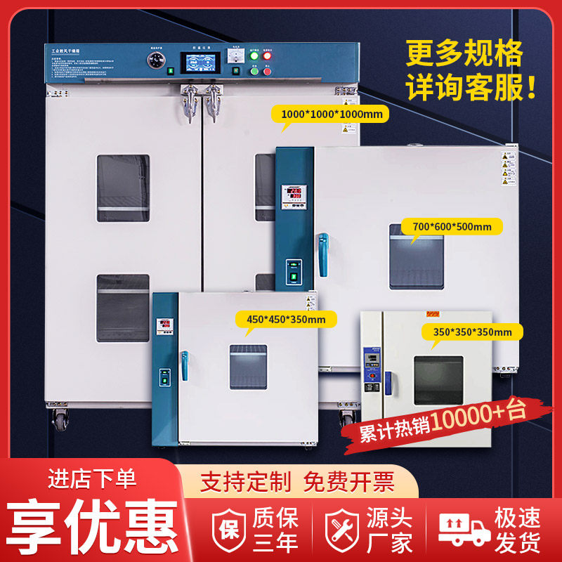 大学实验室电热恒温鼓风干燥箱300度500度高温老化箱烘箱工业烤箱