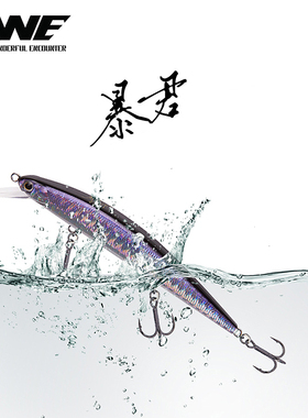 EWE美夏暴君95/115/125米诺远投翘嘴路亚饵淡海水通杀鲈鱼鳜鱼饵