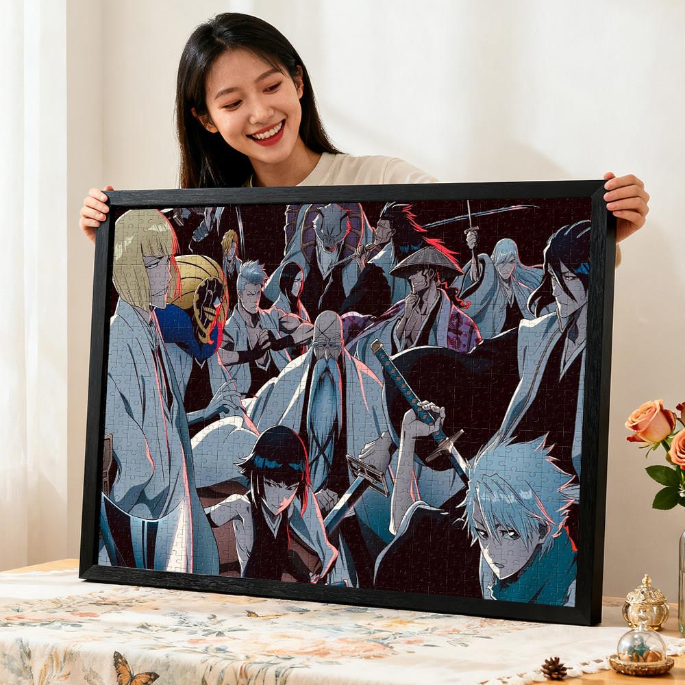 死神bleach周边木质拼图高质量手工挂墙画定制照片生日礼物