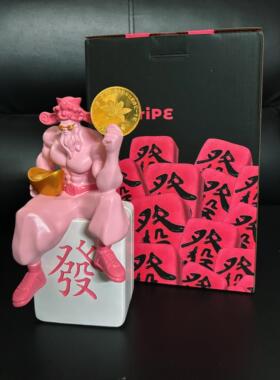 肌肉财神爷招财桌面摆件家用装饰品办公室前台健身房乔迁生日礼物