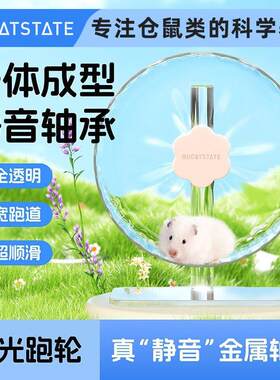 布卡星仓鼠星光跑轮26cm超静音大号运动跑步轮金丝熊造景用品B