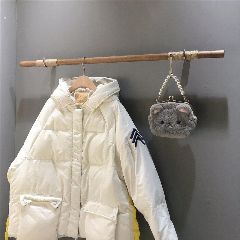 服装店墙上挂衣架壁挂麻绳木棍衣杆正挂展架童装货架 女装展示架