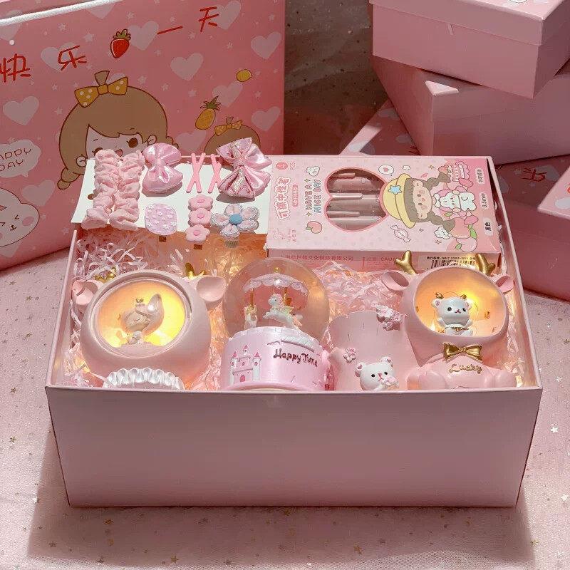 十岁女孩生日礼盒 粉鹿主题少女心创意礼物组合