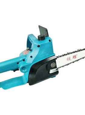 锐雕5008电链锯大功率根雕打胚高速伐木链条锯220v家用木工雕刻锯