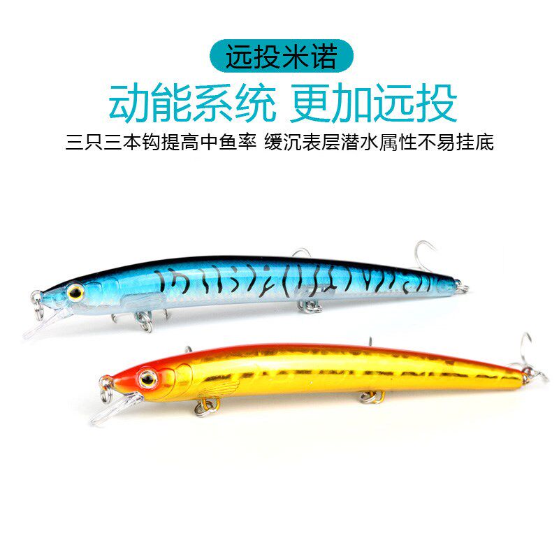 飞行侠君暴抽停悬浮路亚假饵米诺淡水远投噪音翘嘴鱤鱼鲳鱼红尾