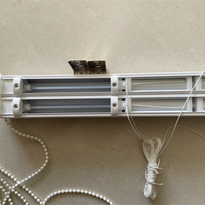 双层日夜帘折叠帘自锁升降帘罗马帘/优质耐用/布百叶轨道循环拉珠