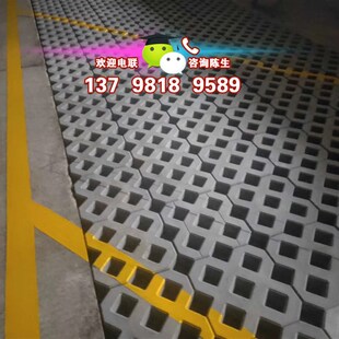 停车场公园 双8字型 混凝土C30水泥植草砖 生态绿化草坪砖透水砖