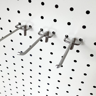 洞洞板挂钩孔板五金配件勾子三脚钩手机饰品展示架超市货架挂钩子