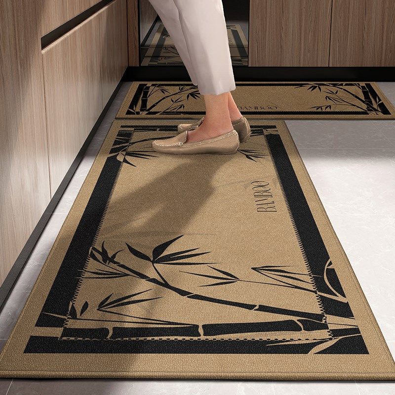 2024新款厨房地垫耐脏家用脚垫防滑防油家用长条地毯可定制可剪裁,居家布艺,厨房地垫,淘宝优惠券,粉丝福利购,淘宝优惠卷