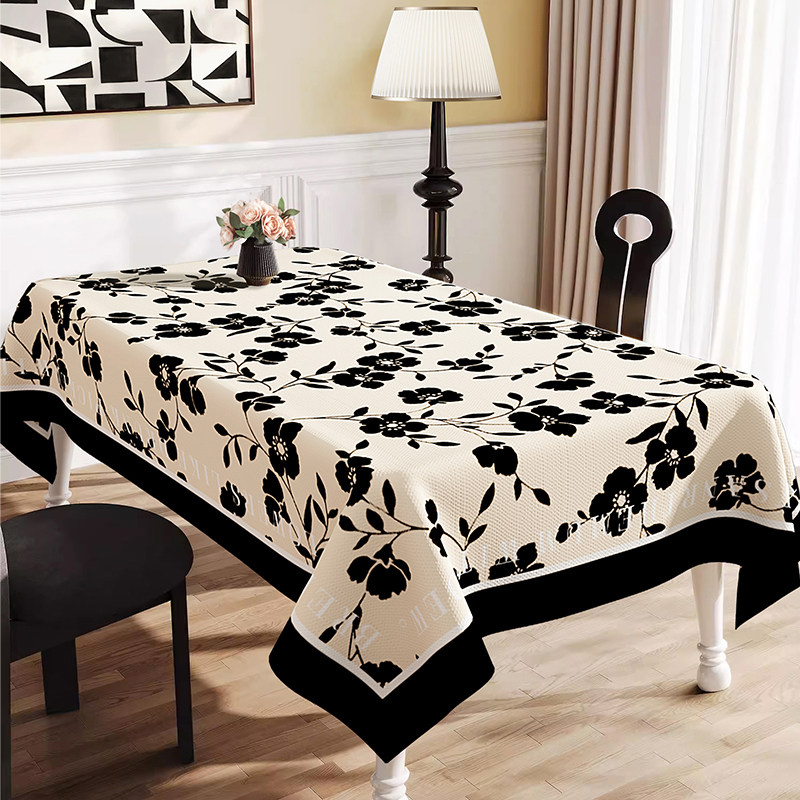 桌布免洗防油防水pvc餐桌布复古法式轻奢高级氛围感茶几桌面垫子,居家布艺,桌布,淘宝优惠券,粉丝福利购,淘宝优惠卷