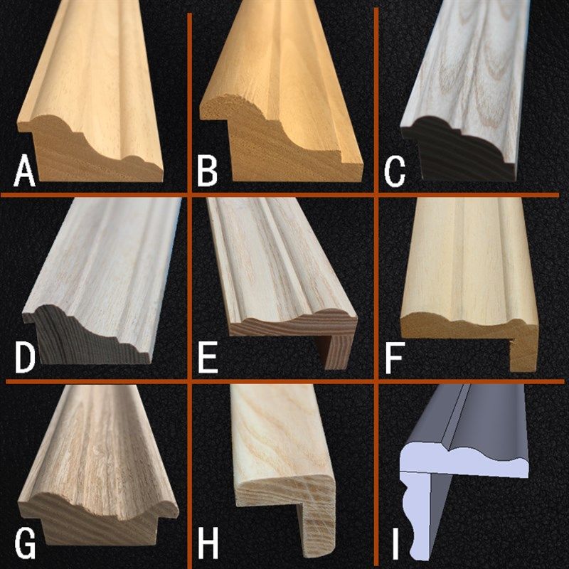 实木双扣勾线门套橱柜衣柜门装饰木线条收口背景墙护墙板压边造型,基础建材,相框线条,淘宝优惠券,粉丝福利购,淘宝优惠卷
