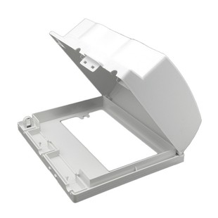 86型二联透明防水盒并排连体开关插座防溅带锁加高二位挡水卫生间