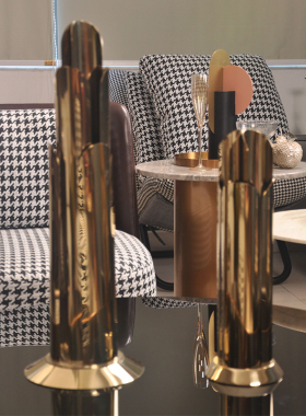 新品轻奢金属不锈钢摆件酒柜客厅样板间玄关样品屋展示中心创意礼