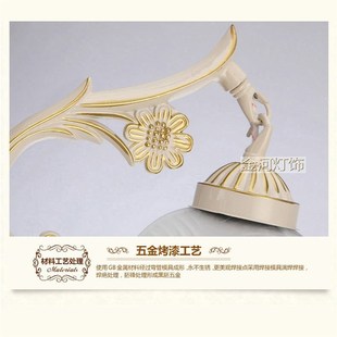 锌合金欧式水晶吊灯 客厅LED吊灯卧室餐厅复古灯具酒店复式楼吊灯