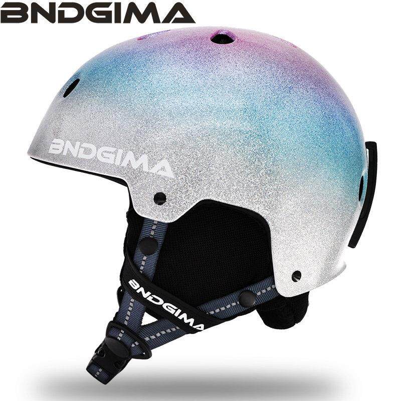 BNDGIMA 22新品儿童款滑雪头盔男女童护具装备单板安全防撞雪盔