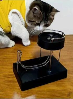 永动机动力学逗猫解压桌面艺术摆件款小球循环kinetic Art抖音款