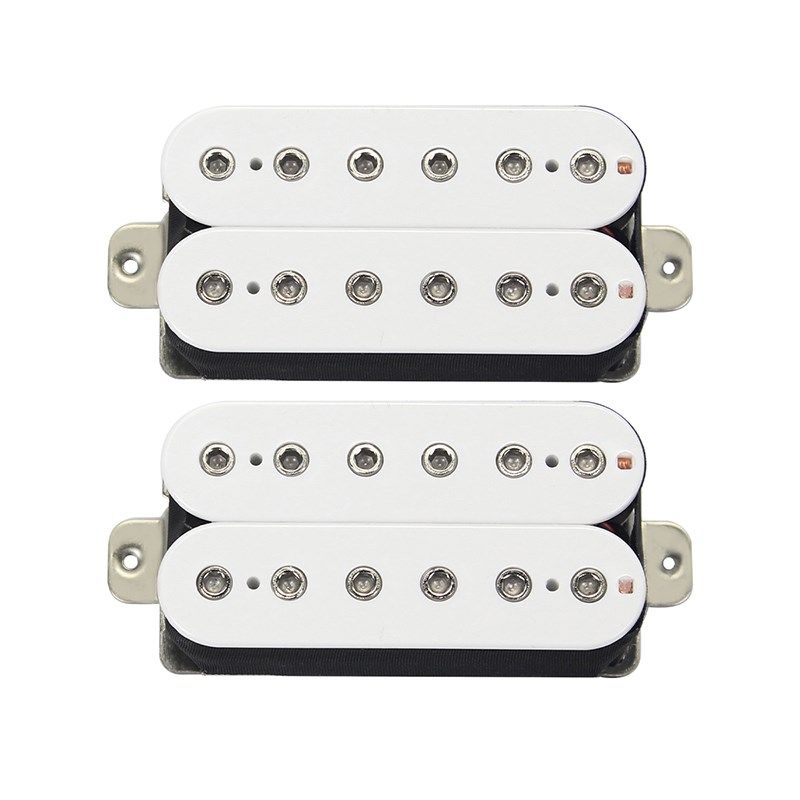 FLEOR电吉他双线圈拾音器12颗6角可调磁芯双联四导线切单升级改装