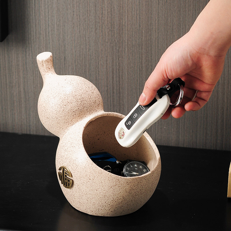 新中式开运葫芦装饰品招财摆件客厅玄关柜鞋柜放钥匙收纳乔迁礼物,家居饰品,装饰摆件,淘宝优惠券,粉丝福利购,淘宝优惠卷