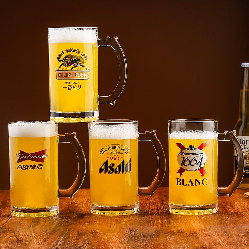1664专用啤酒杯 朝日啤酒杯子精酿麒麟酒杯 科罗娜啤酒杯子德啤杯