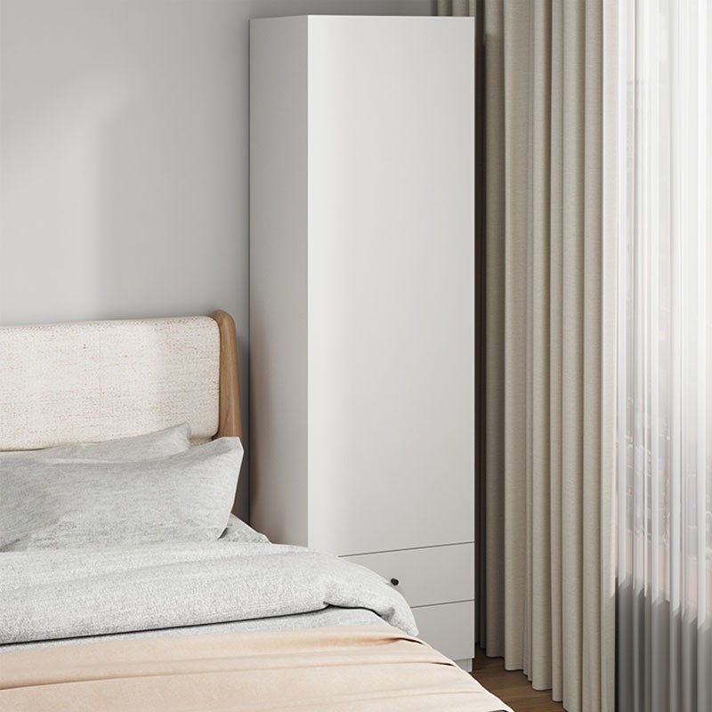 单人衣柜小型50cm宽家用儿童卧室实木简易超窄收纳柜小尺寸定制