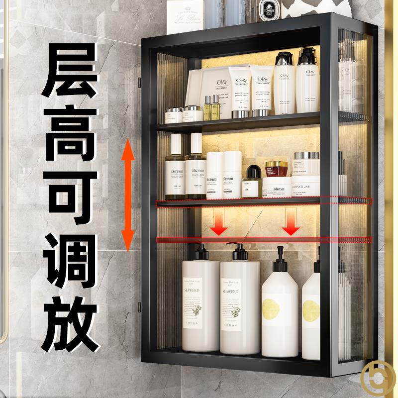 壁柜墙上酒柜展示卧室储物超薄定制挂窄收纳置2021新款轻奢小客厅