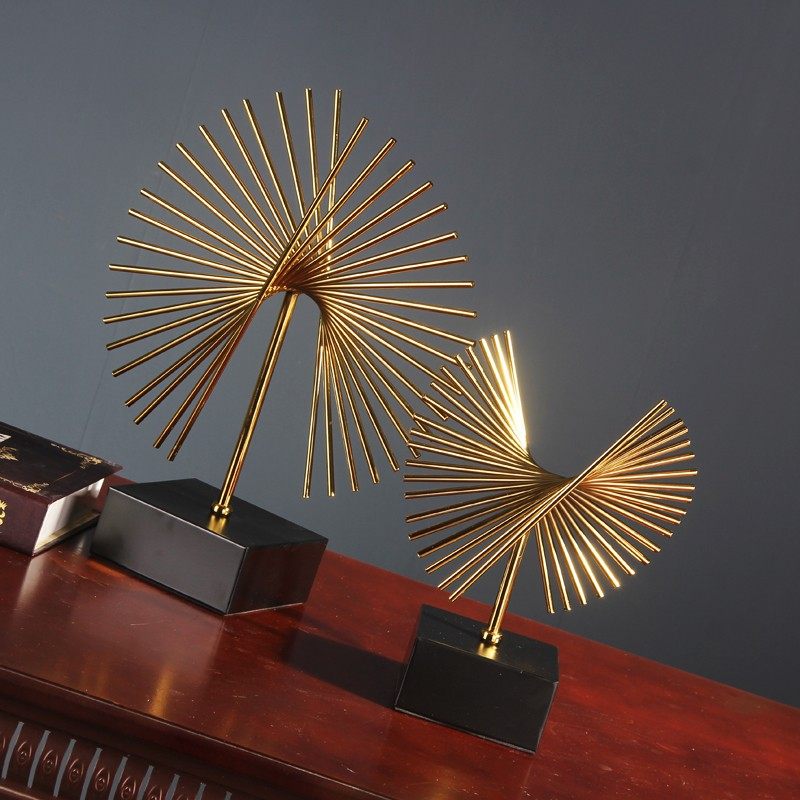 轻奢风格装饰品 抽象铁艺展翅摆件 客厅玄关电视柜摆件房间艺术品,家居饰品,装饰摆件,淘宝优惠券,粉丝福利购,淘宝优惠卷