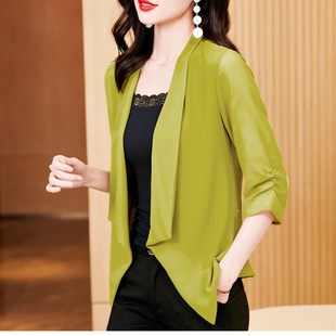 夏季小外套搭配吊带连衣裙外搭开衫黑色小披肩防晒衣女款薄款夏天