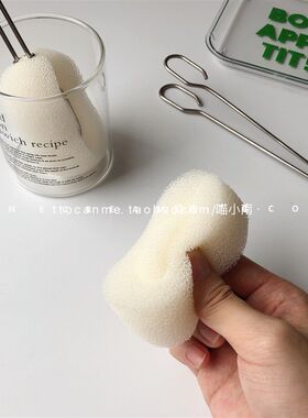 韩国洗杯子神器杯刷不锈钢长柄海绵保温茶刷子水杯小清洁奶瓶家用