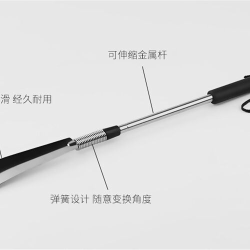 可伸缩不锈钢鞋拔子金属鞋巴子加长提鞋器鞋抽长款鞋拔懒人穿鞋器