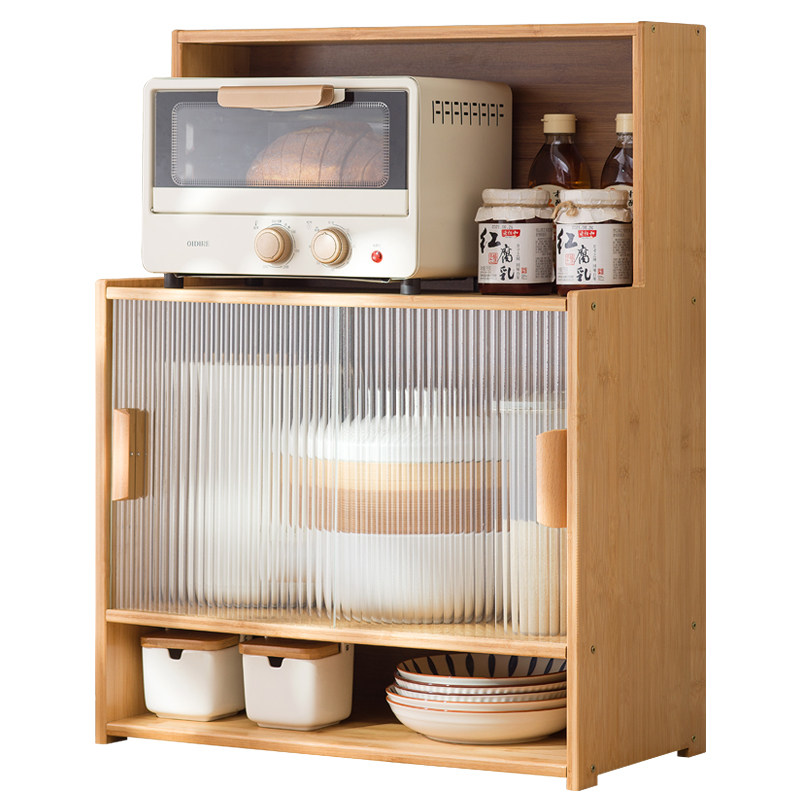 桌面收纳柜餐桌餐边柜厨房台面茶水柜桌上置物柜架子玻璃门储物柜,住宅家具,餐边柜,淘宝优惠券,粉丝福利购,淘宝优惠卷