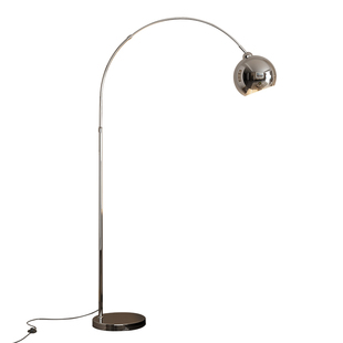 钓鱼灯落地灯客厅沙发旁边卧室银色包豪斯flos高级设计感轻奢台灯