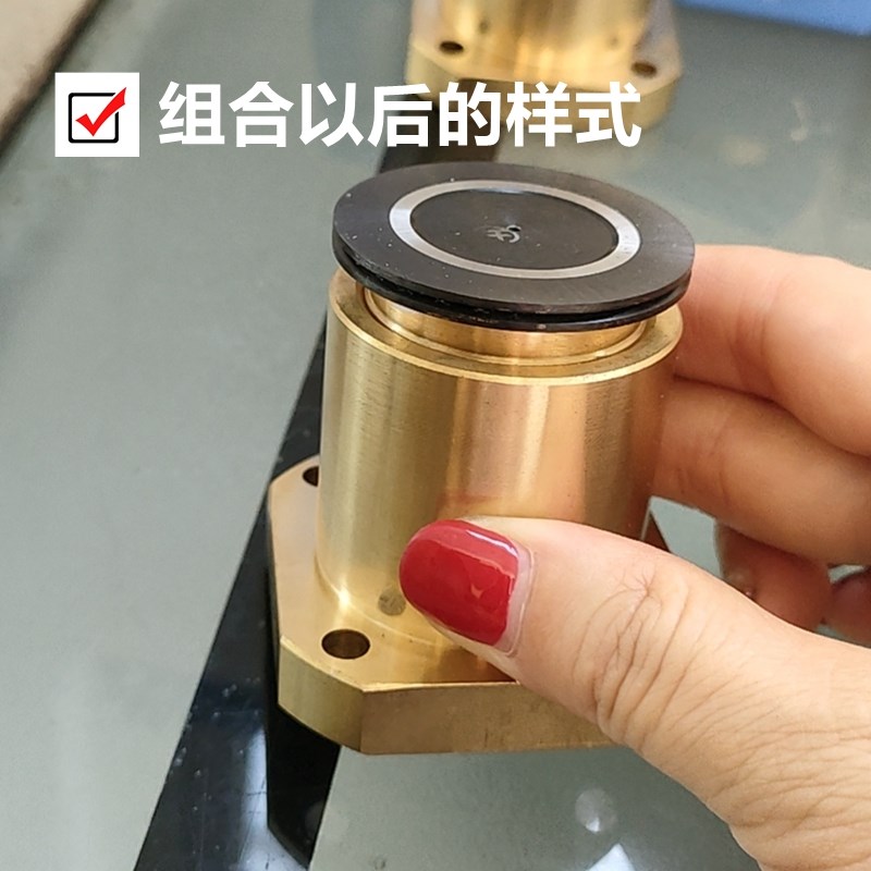 线切割中走丝导轮黑宝石总成高度32-70方座孔距35套筒圆座黑宝石